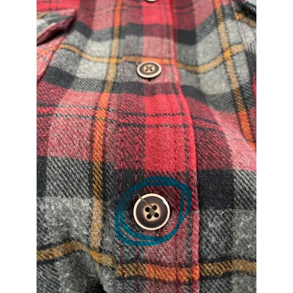 Lee Mens Flannel Shirt Jacket XL Plaid Thermal Lined Shacket Rugged Cabincore - Picture 11 of 11